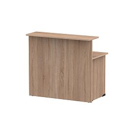 Стойка ресепшн прямая СР-120/60 дуб сонома - Фото предпросмотра