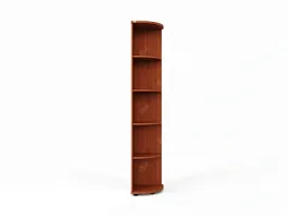 UNITY РШ-05 ОРЕХ ИТАЛЬЯНСКИЙ Стеллаж открытый Угловой 380х380х1966 - Фото предпросмотра