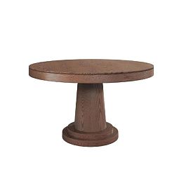 Стол круглый обеденный Bilbo 110 шпон - Фото предпросмотра