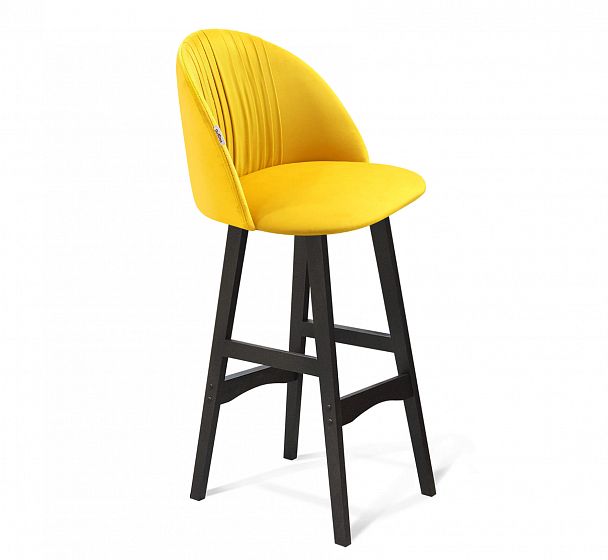 Стул барный Sheffilton SHT-ST35-1/S65 имперский желтый/венге - Вид 1