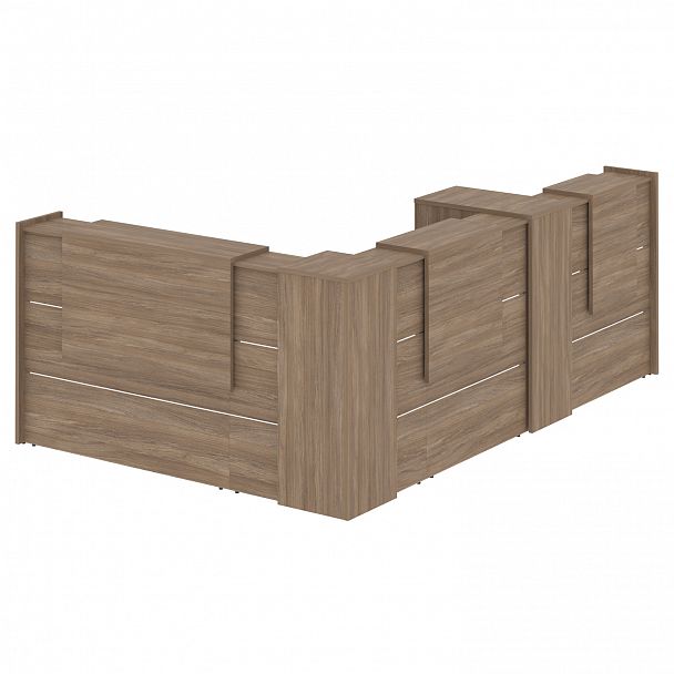 Ресепшн Г-образный "Onix" O.R-K-30 дуб аризона - Вид 2