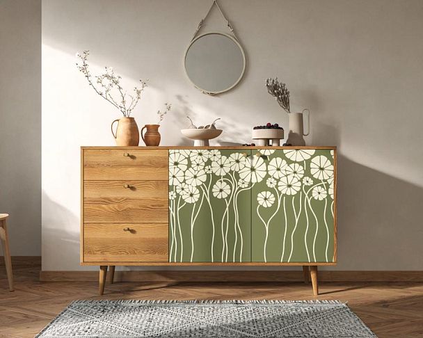 Комод Berber с двумя дверками и ящиками арт BB05/Print_53 - Вид 4