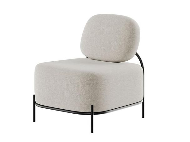 Jive Диван одноместный JVE-1 Сан 02/Металл Черный 670*720*770 - Вид 1