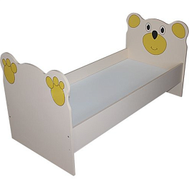 Кровать детская Медвежонок (бук или кремовая), 1400 - Фото предпросмотра