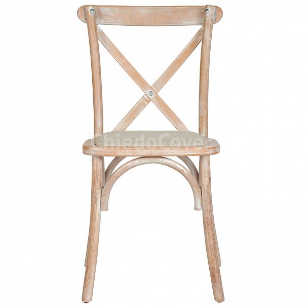 Стул Кроссбэк, беленый дуб, с подушкой - Вид 3
