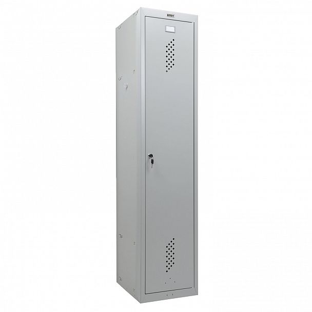 Шкаф металлический для одежды BRABIX "LK 11-40", УСИЛЕННЫЙ, 1 секция, 1830х400х500 мм, 20 кг, 291130, S230BR403102 - Вид 3