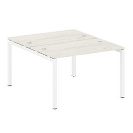 Metal System Quattro Р. ст. на П-образном м/к 50БП.РАС-СП-2.2 Дуб наварра/Белый металл 1200*1475*750 - Фото предпросмотра