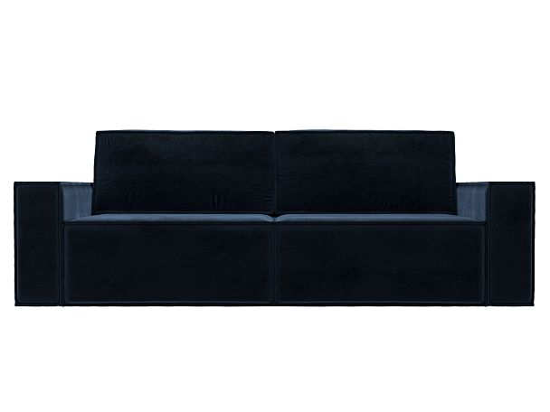 Диван прямой Куба Велюр синий - Вид 2