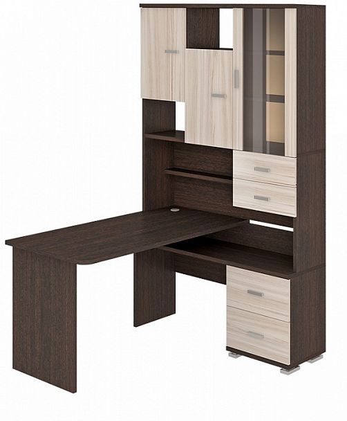 Стол компьютерный Домино СР-620/140 Венге/Карамель правый - Вид 2