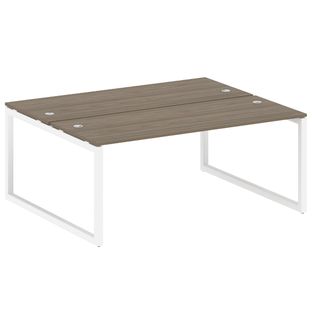 Metal System Quattro Р. ст. на О-образном м/к 50БО.РАС-СП-2.5 Вяз/Белый металл 1800*1475*750 - Вид 1