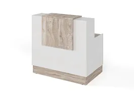 RTD081-120-MA ТАНДЕМ / TANDEM Стойка ресепшн 1-120 1200х700х1200 Дуб Маувелла - Фото предпросмотра