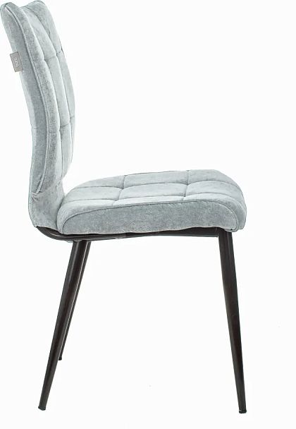 Стул для дома Бюрократ CH-K10 серо-голуб. Light 28 металл черный на ножках (CH-K10_1/LT28) - Вид 2