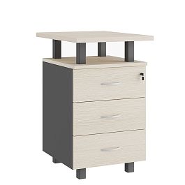 Тумба приставная Tess 44,9x60x75 дуб шамони светлый - Фото предпросмотра