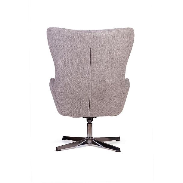 Кресло качалка с оттоманкой ANDREA, серый - Вид 6