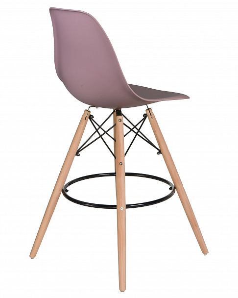 Стул барный DOBRIN DSW BAR (ножки светлый бук, цвет сиреневый (P-04)) - Вид 4