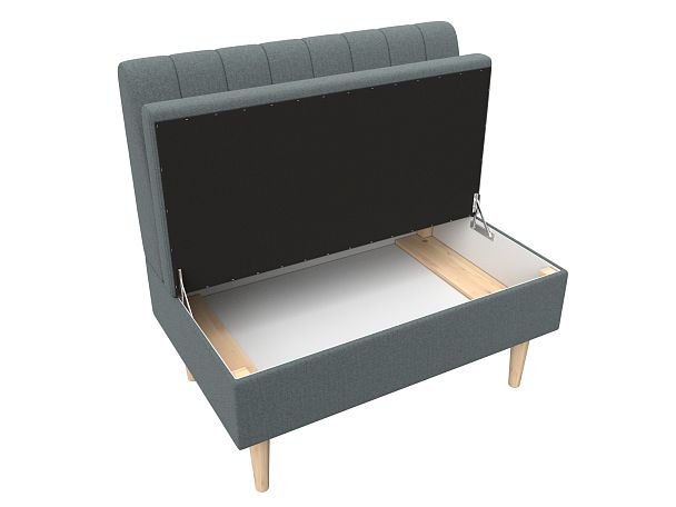 Диван прямой Мини Рогожка серый - Вид 7