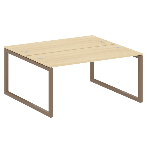 Metal System Quattro Р. ст. на О-образном м/к 50БО.РАС-СП-2.4 Акация/Мокко металл 1600*1475*750 - Вид 1