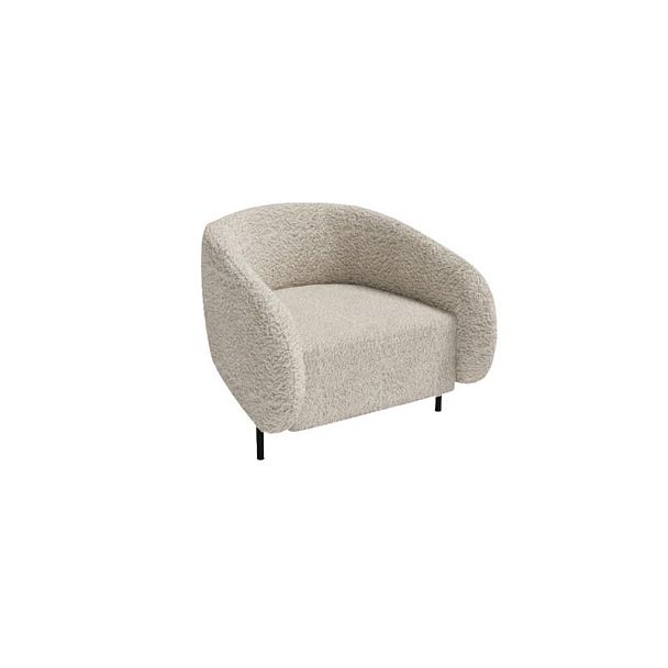 Белт Диван одноместный BLT-1 Merino 002/Металл Черный 910*850*730 - Вид 1