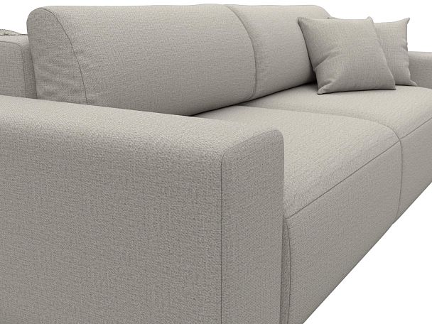 Диван прямой Лига-036 НПБ Классик Рогожка бежевый - Вид 4