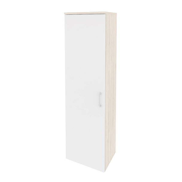 Onix Гардероб узкий (левое исполнение) O.GB-1 (L) Денвер светлый/Белый бриллиант 560*420*1977 - Вид 1