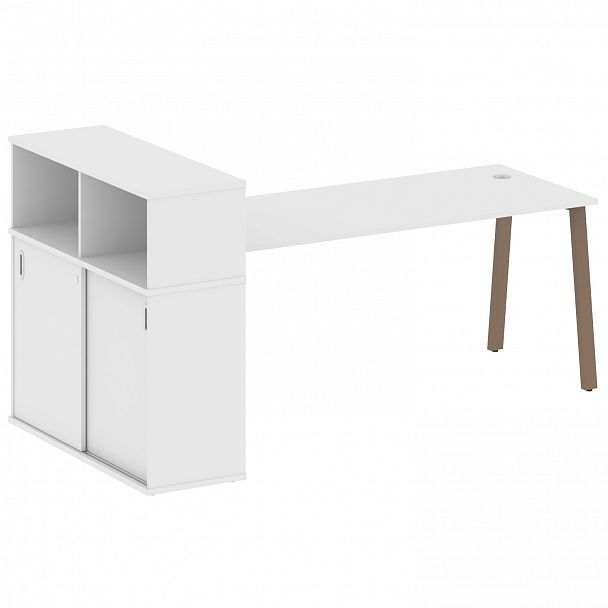 Рабочая станция "Metal System" БА.РС-СШК-3.5 белый/мокко - Вид 1