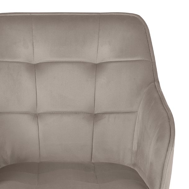 Кресло поворотное Мони, Confetti smoke/черный - Вид 9