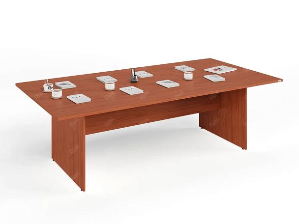 UNITY PОКС-12/24 ОРЕХ ИТАЛЬЯНСКИЙ Конференц стол прямоугольный Универсальный 2400х1200х750 - Вид 3