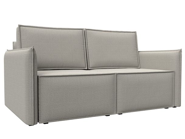 Диван прямой Либерти мини Рогожка бежевый - Вид 1