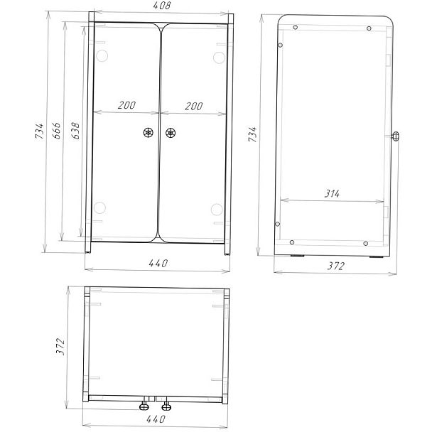 КУКОЛЬНАЯ ИГРОВАЯ МЕБЕЛЬ ШКАФ КУКОЛЬНЫЙ (ЦВЕТНОЙ) - Вид 3