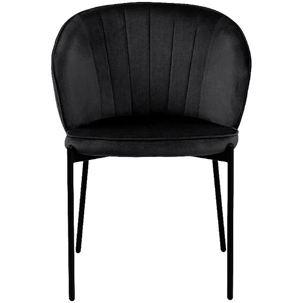 Комплект кухонных стульев Миэль черный велюр/черный, 4 шт. - Вид 2
