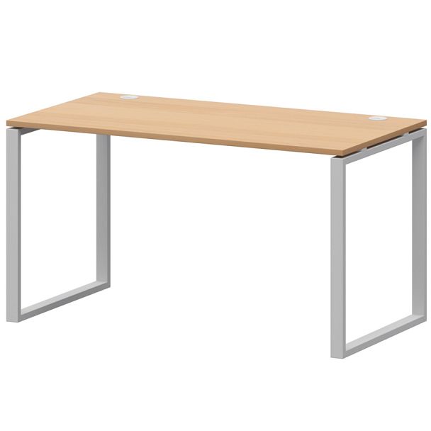Стол на металлокаркасе АМ.О-002.60 Ольха/Белый 1200x600x760 Арго-М - Вид 1