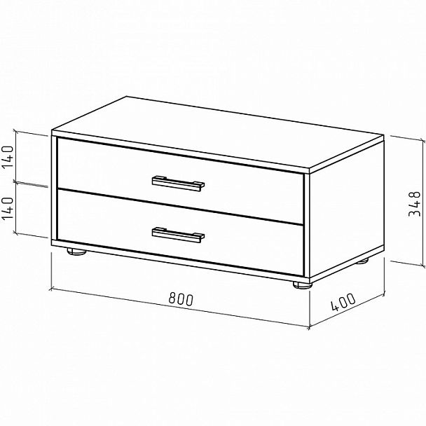 Тумба Остин-2 - Вид 2