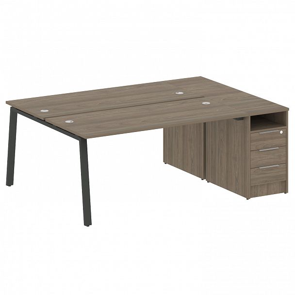 Рабочая станция "Metal System" БА.РС-СТП-2.4 вяз/антрацит - Вид 1