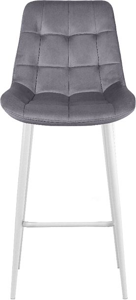 Барный поворотный стул Эйден, темно-серый H-15/белый - Вид 3