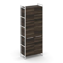 Rift Шкаф 5 ниш широкий RF.SS-51 Дуб Мали/Металл Белый 798*396*2010 - Фото предпросмотра