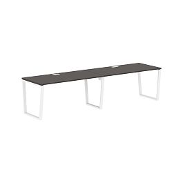 Стол 2-х местный EVWST 3180 Мокко/Белый 3126х800х750 EDIS - Фото предпросмотра