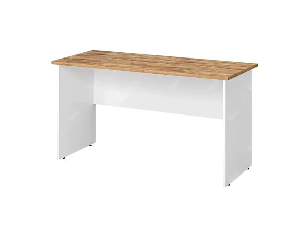 TANDEM RTD019-140-ME Стол прямоугольный ун-й 1400х600х750 Таксония медовая/Белый - Вид 1