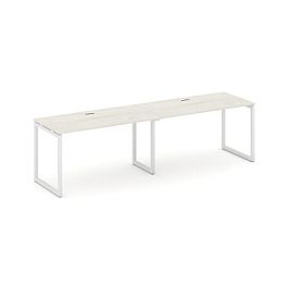 Стайл Проджект Рабочая станция 1 сторон. SN-4O.ORS-001 Дуб Наварра/Металл Белый 1960*600*750 - Фото предпросмотра