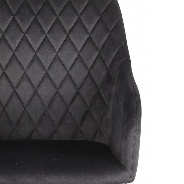 Комплект кресел поворотных Барли, черный H-75/белый, 4 шт. - Вид 8