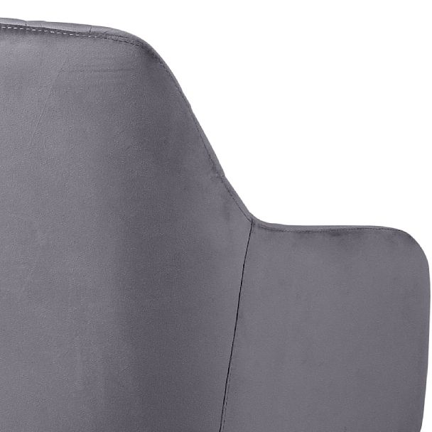 Комплект полубарных поворотных кресел Барли К, темно-серый H-15/белый, 3 шт. - Вид 10