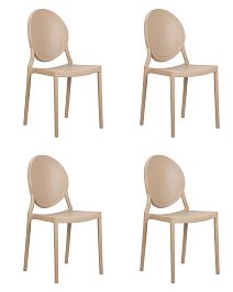 Набор 4 шт Стул обеденный DOBRIN ALBERT (цвет бежевый) - Фото предпросмотра