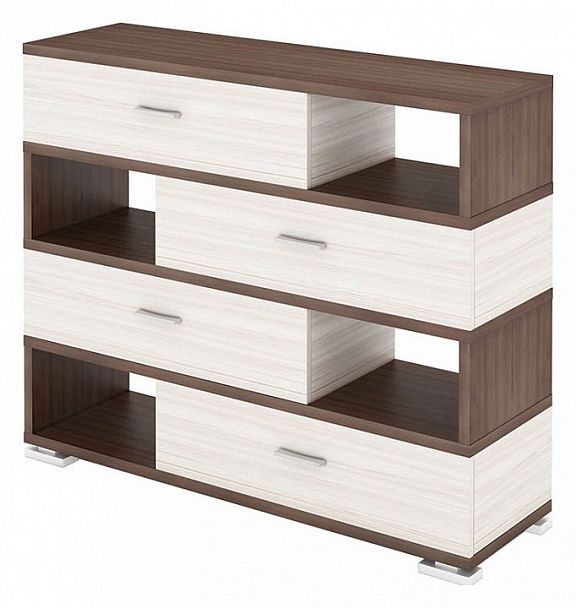 Тумба комбинированная СБ-40/4 Карамель/Шамони - Вид 1