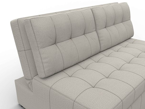 Диван прямой Лига-107 (140) Рогожка бежевый - Вид 4