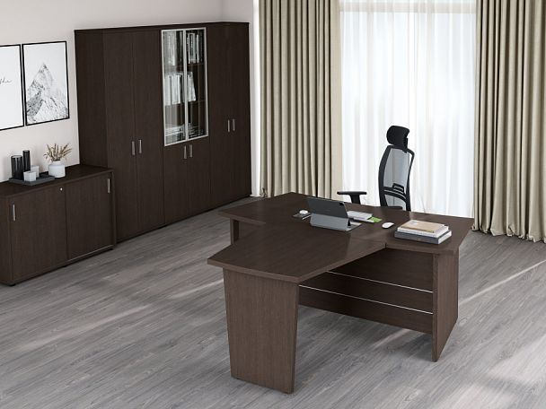 Стол-приставка Grand 160x45x75 дуб феррара - Вид 5