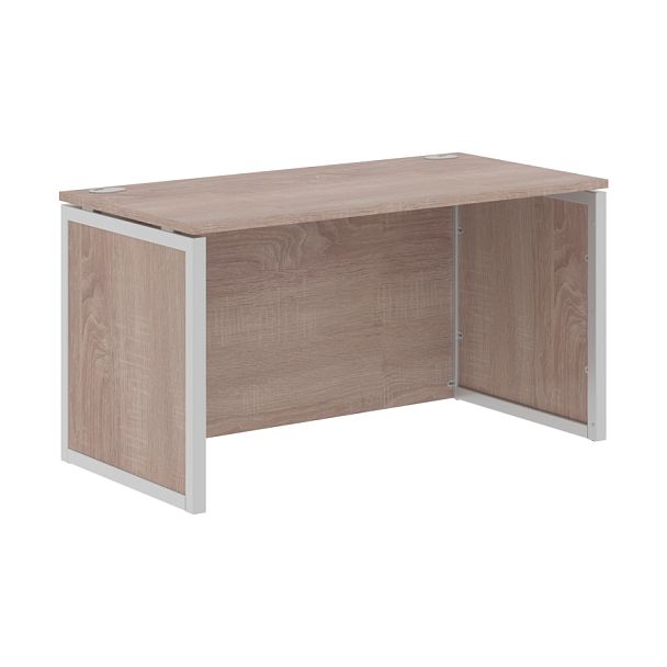 Стол прямой XQPST 147H Дуб Сонома/Алюминий 1400х700х750 XTEN-QP - Вид 1