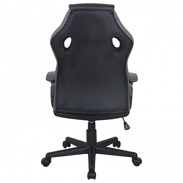 Кресло компьютерное BRABIX "Fighter GM-008", экокожа, черное/серое, 532507 - Вид 5