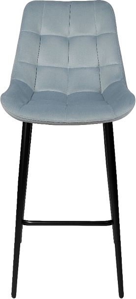 Комплект барных стульев Эйден, Confetti dusty blue/черный, 2 шт. - Вид 2