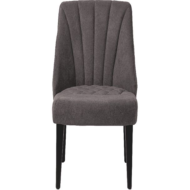 Комплект деревянных мягких стульев Лорелин Черный/Темно-серый велюр, 4 шт. - Вид 2