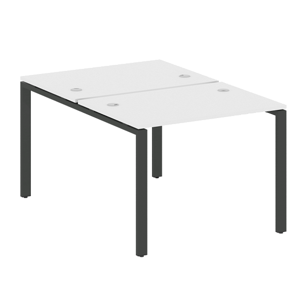 Metal System Р. ст. на П-образном м/к БП.РАС-СП-2.1 Белый/Антрацит металл 1000*1475*750 - Вид 1