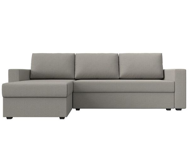 Диван угловой Траумберг Лайт левый угол Рогожка бежевый - Вид 2